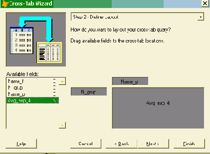  3  Cross-Tab Wizard